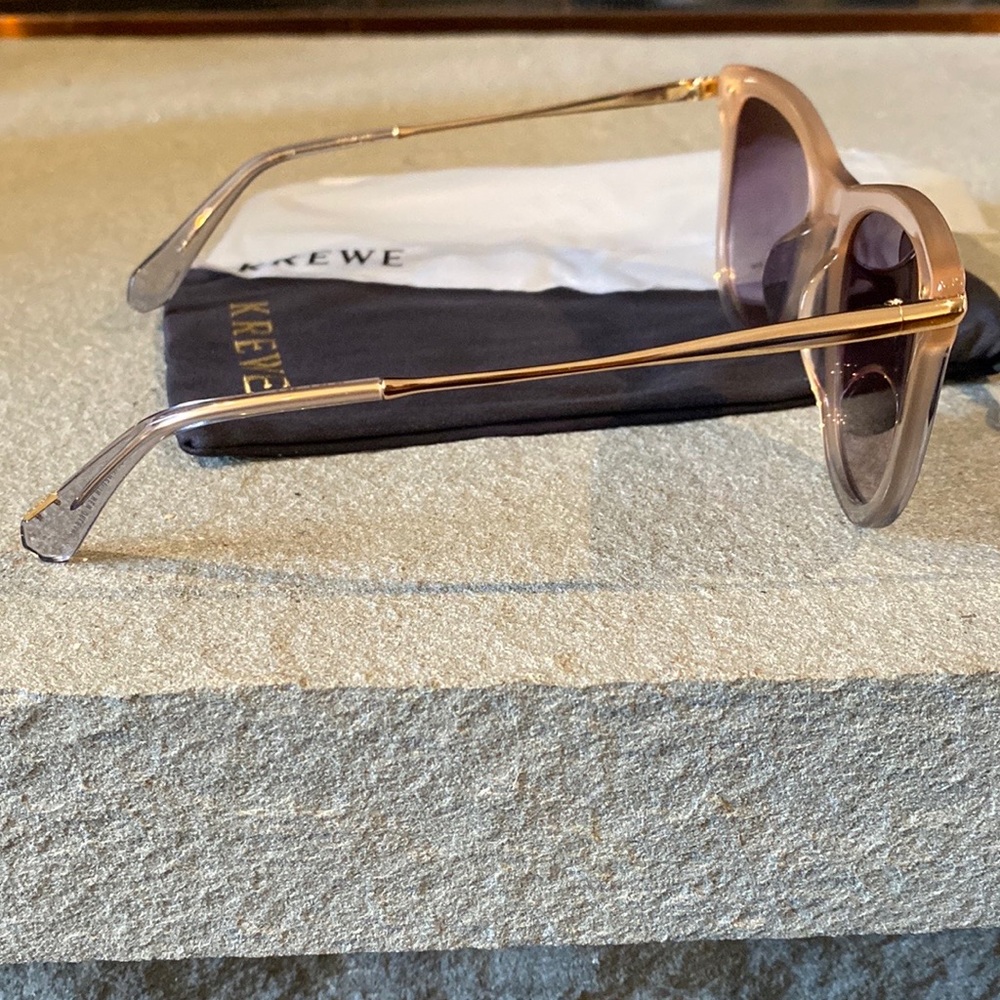 NEW KREWE Simone sunglasses in Quartz 24K mirrored comes with dustbag - Picture 6 of 8